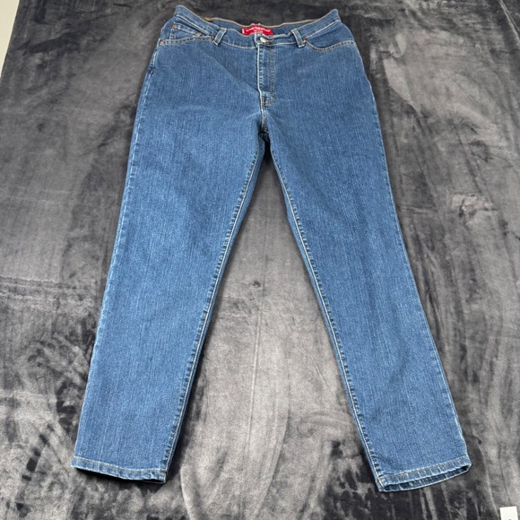 Levi's Denim - Levi's 512 Classic Slim Stretch Jeans Womens 14 MIS M Blue Tapered Leg Denim